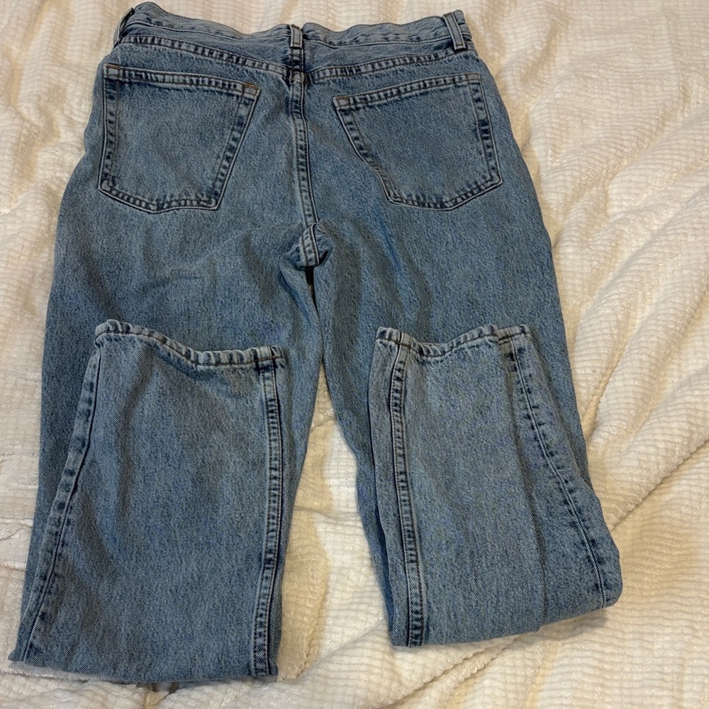 Topshop Light Blue Denim Jeans - Picture 6 of 7